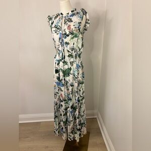 Banana Republic Floral Maxi Dress Size 10